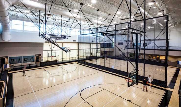 The indoor courts at the Genesis Orlando Sportsplex
